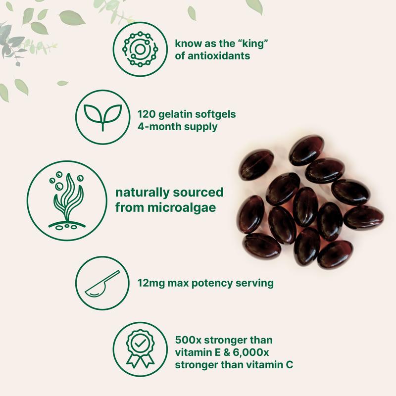 Solvana Astaxanthin – Nature’s Most Powerful Antioxidant